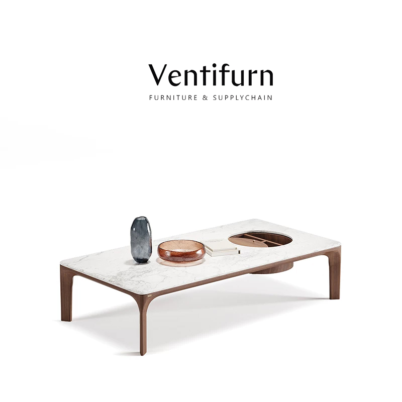 vintage simple marble top furniture coffee tables