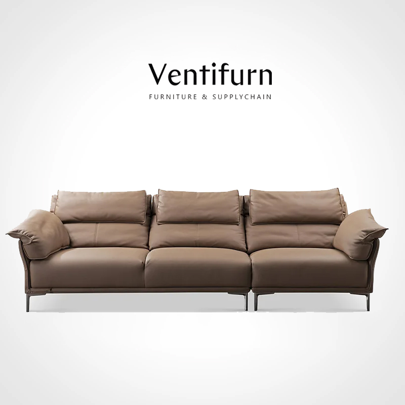 italian leather lounge furniture sofa set luxury