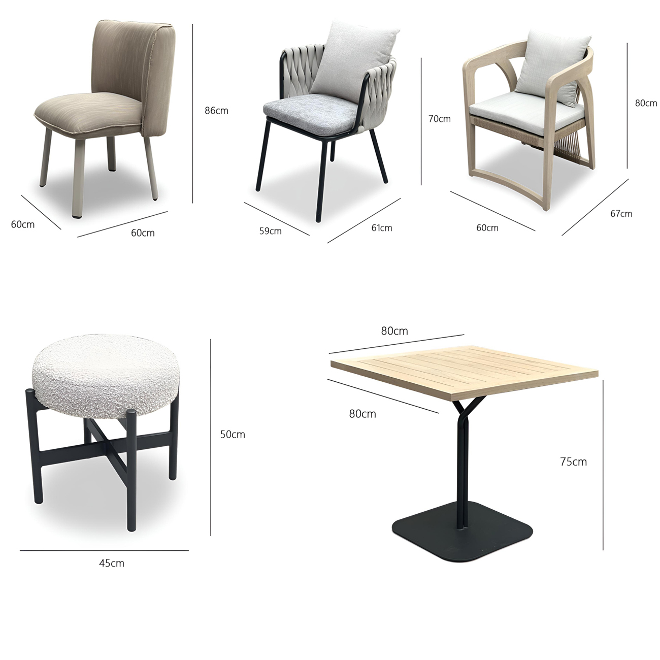 modern outdoor dining set (2)
