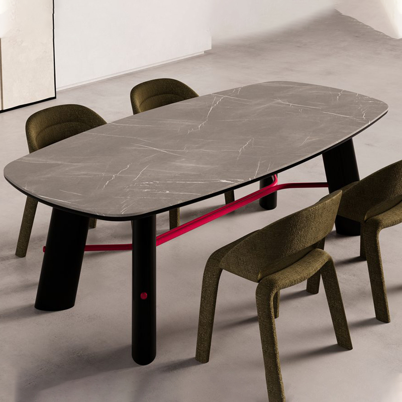 4 seater restaurant dining table set modern
