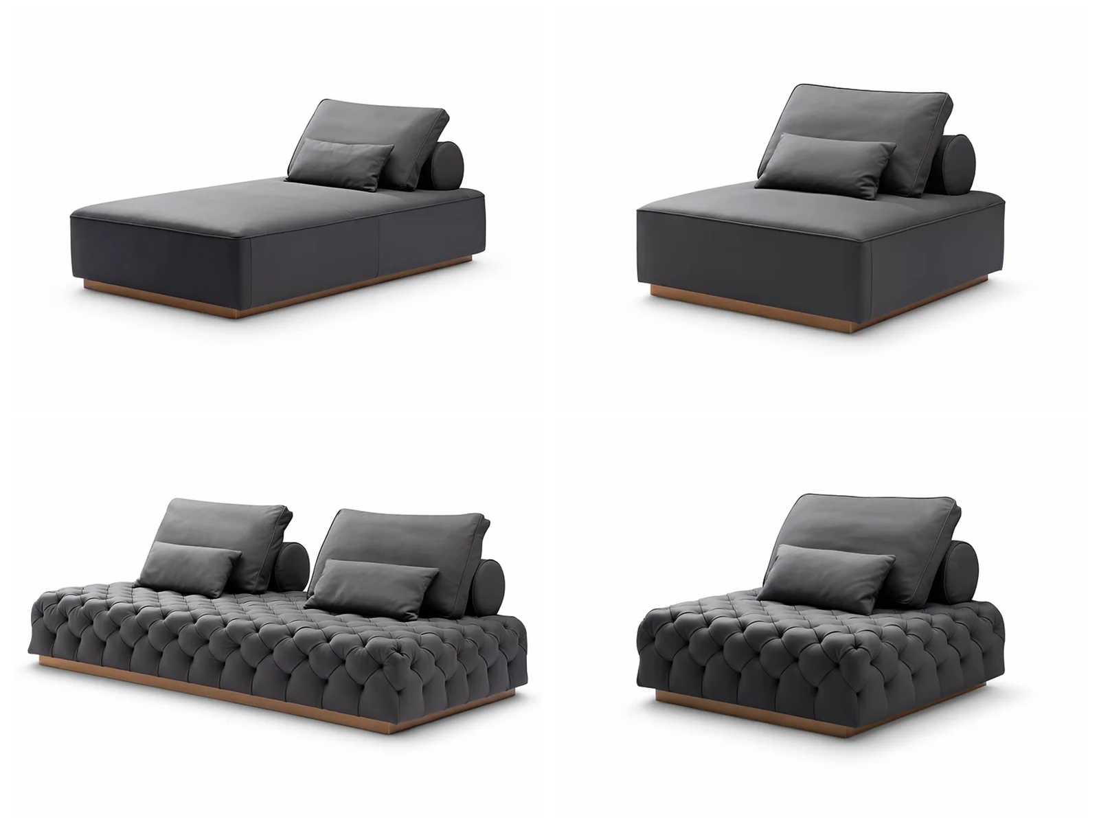 living room leather sofa sets (2)