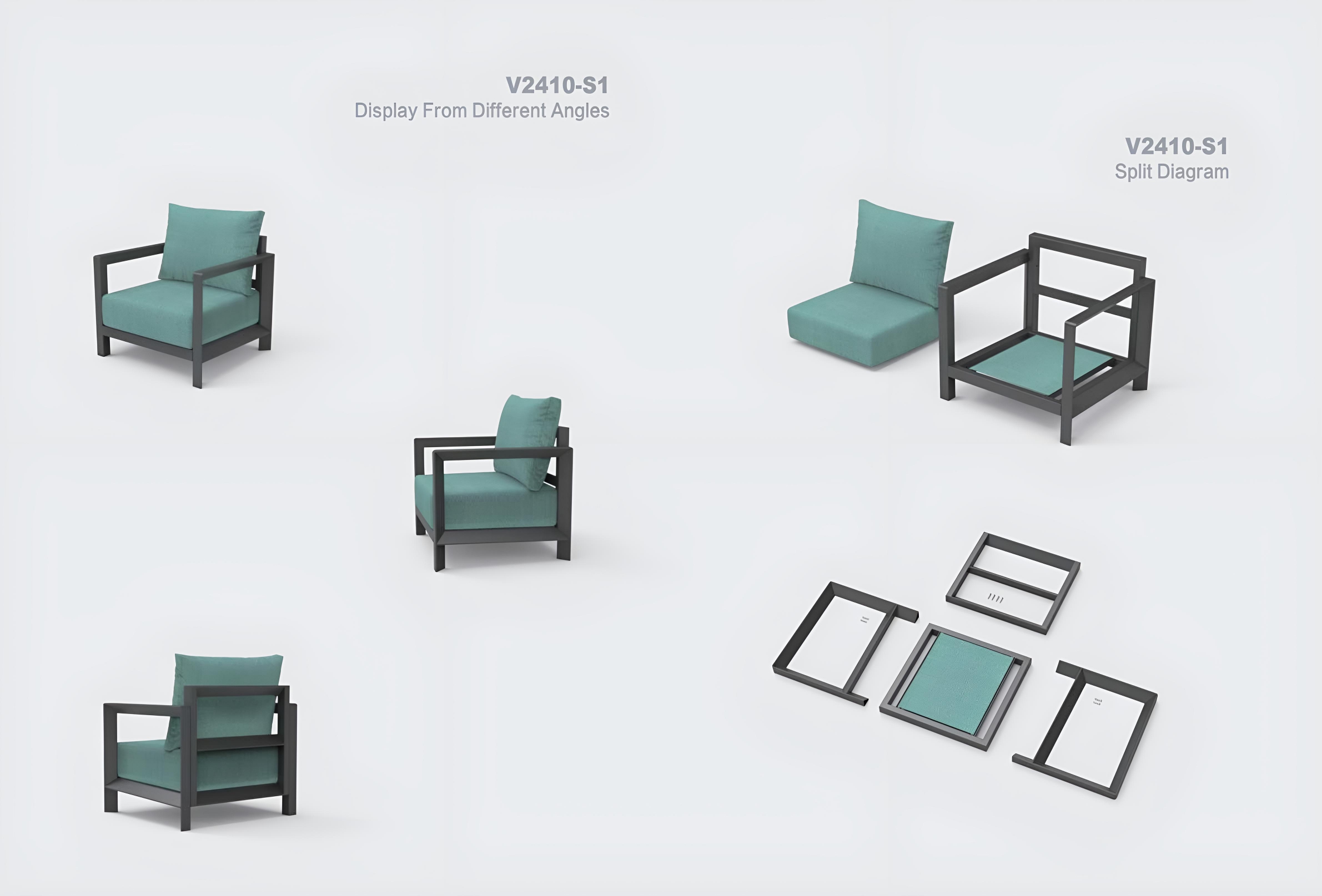 aluminium sofa outdoor (4)