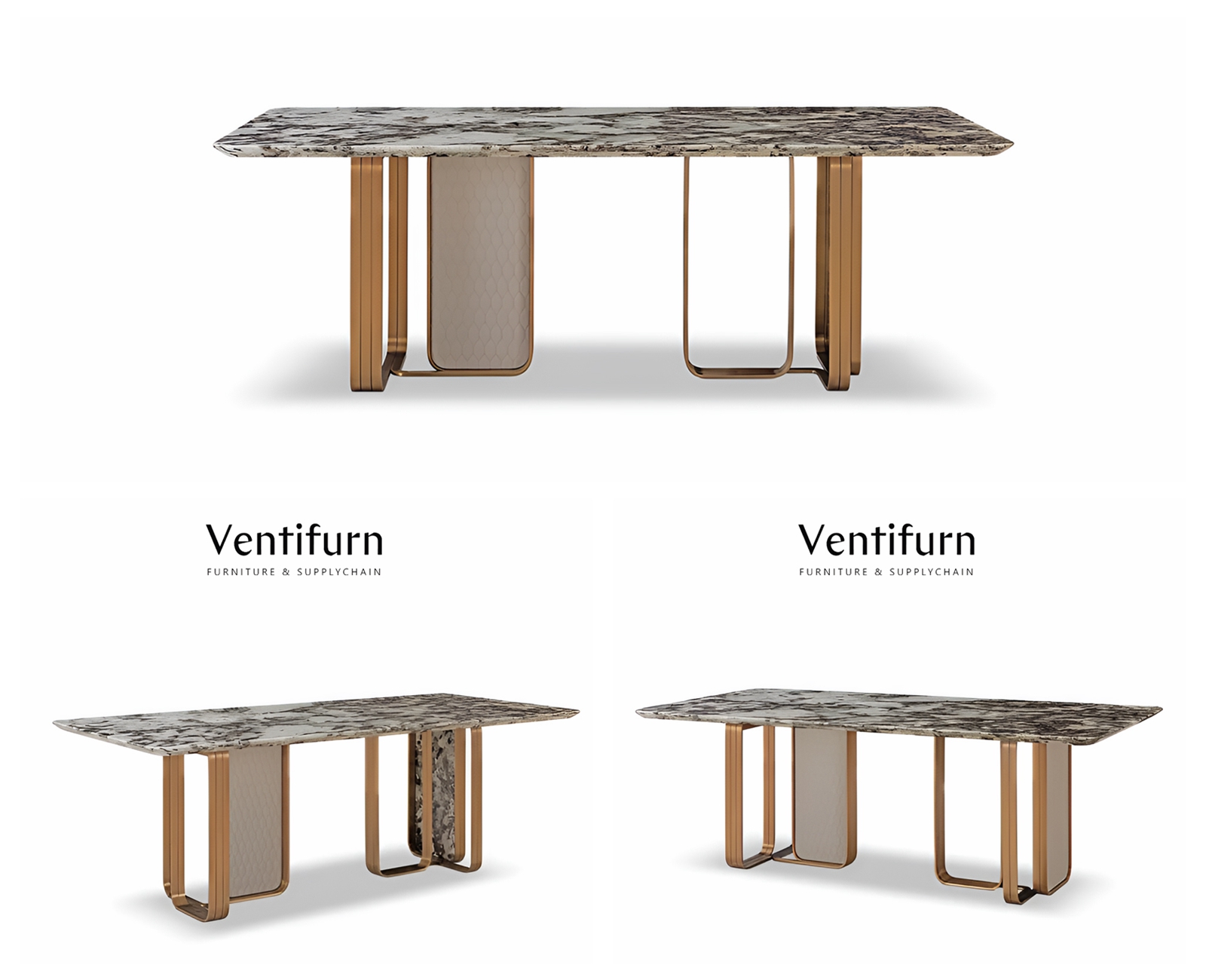 natural marble dining table