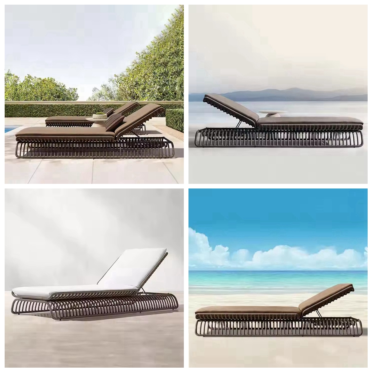 aluminum lounge chairs