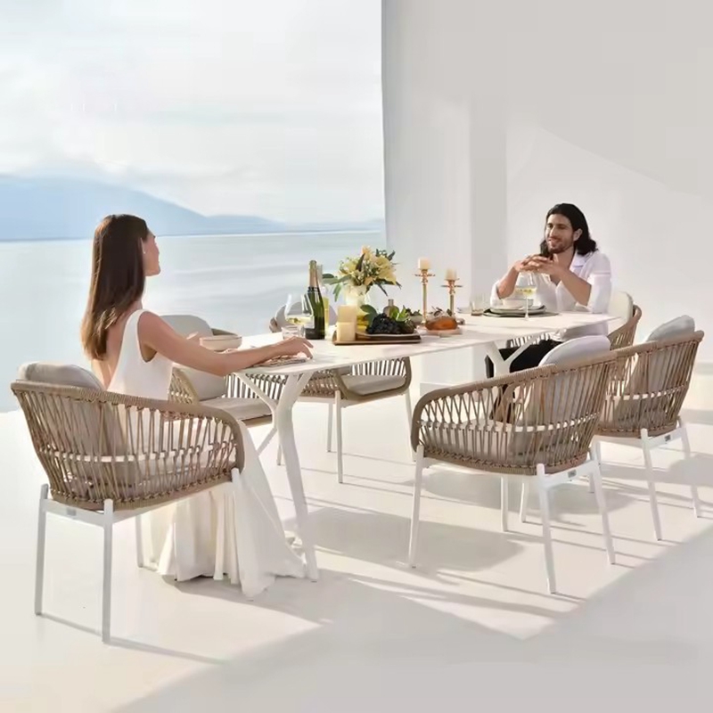 white metal picnic outdoor garden tables