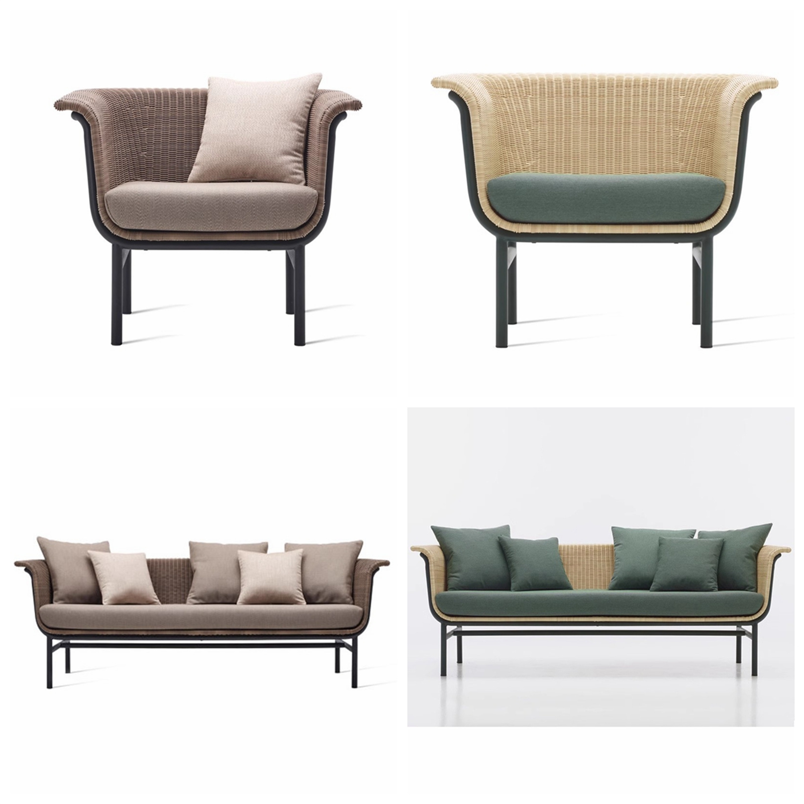 rattan sofa set (2)
