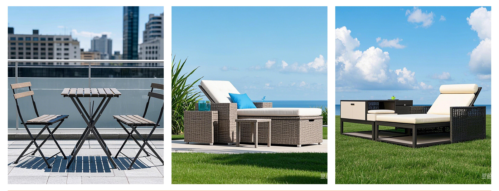 Make the most of a small outdoor space with the perfect patio furniture