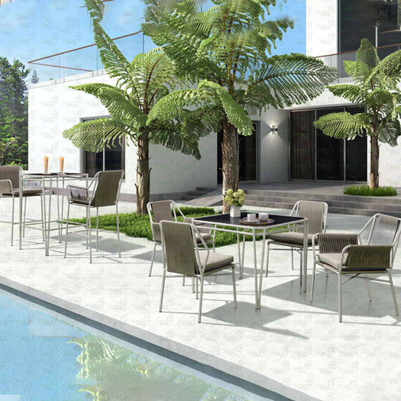 aluminum outdoor patio furniture dining chairs set of 4
