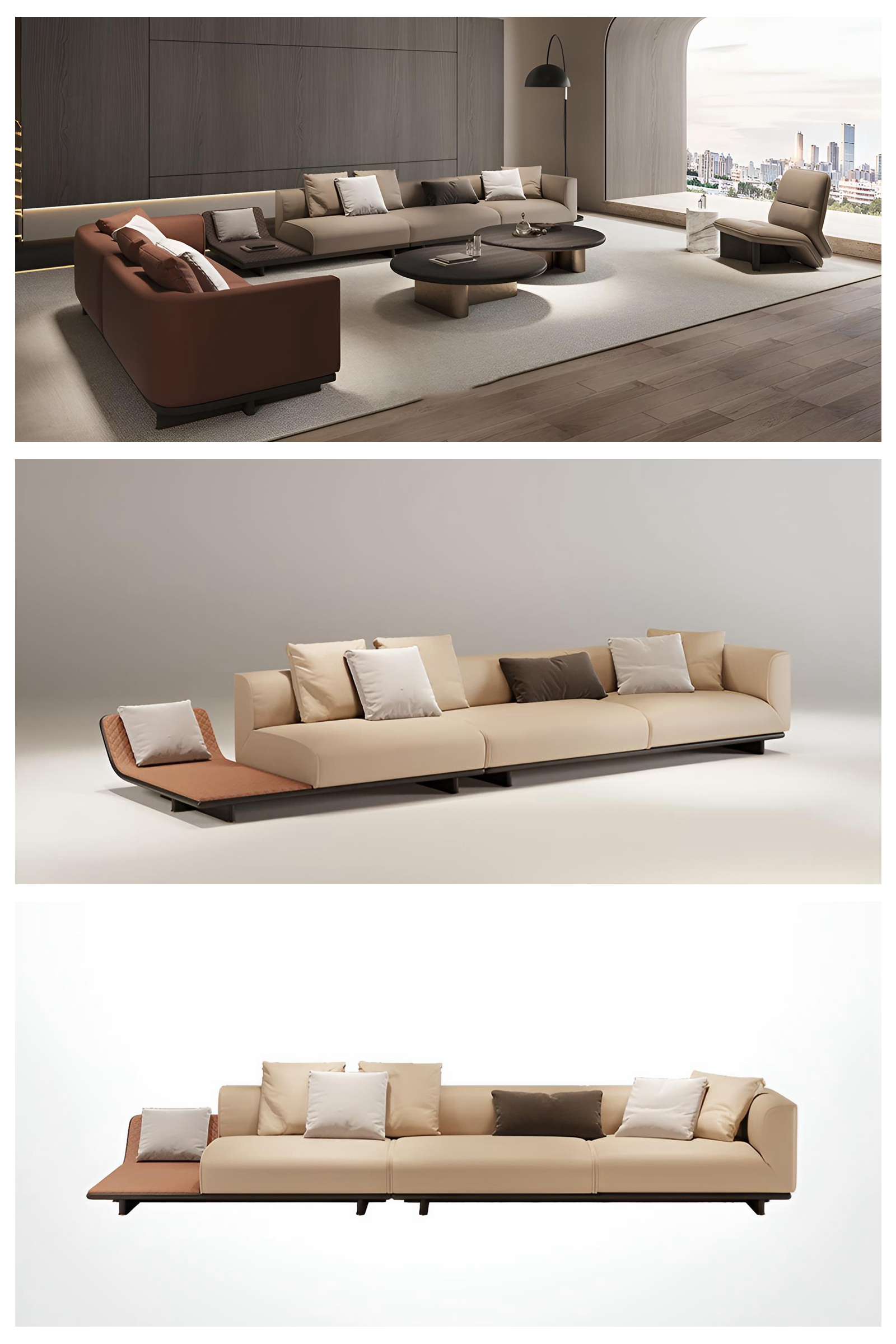 set design sofa