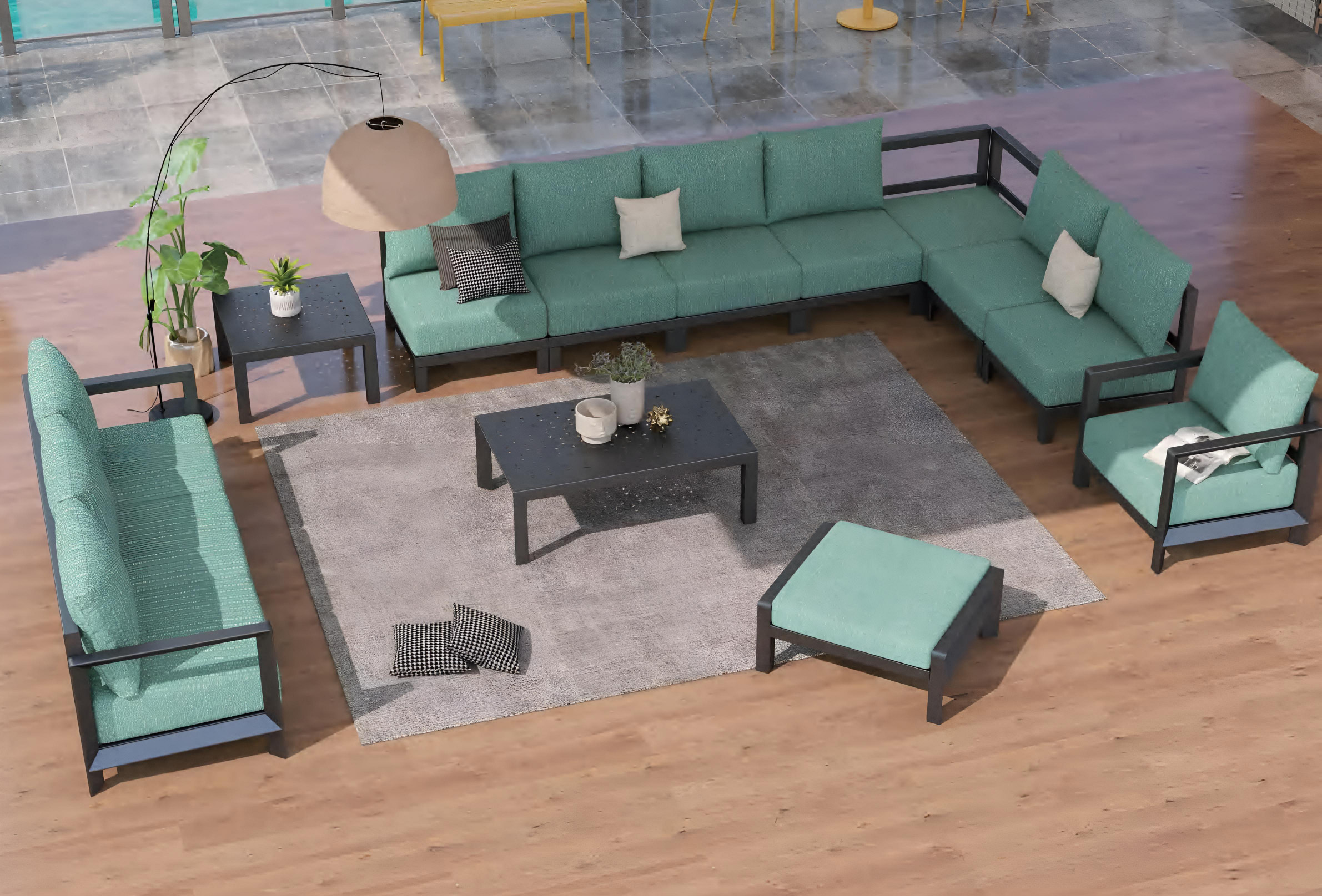 aluminium sofa outdoor (1)