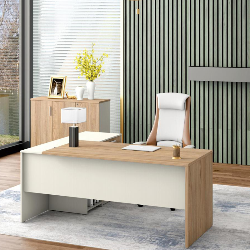 Modern L Shaped Wood Office Desks For Business