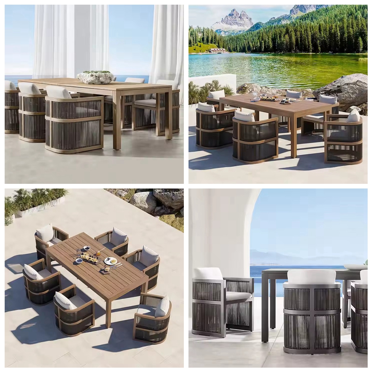 teak patio dining set (1)