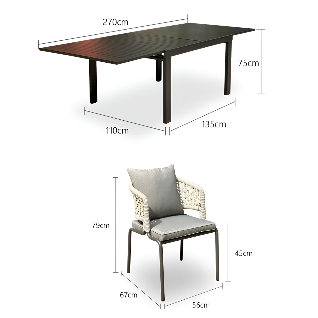 outdoor dining table set (2)