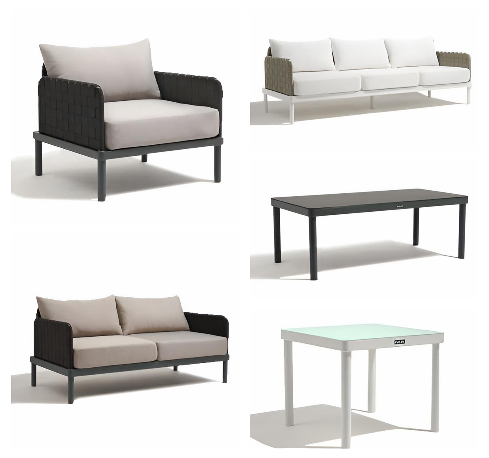 aluminium outdoor sofa 1