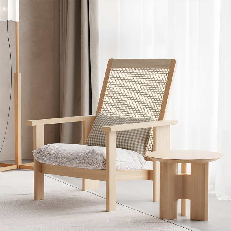 modern solid wood arm accent chairs living room