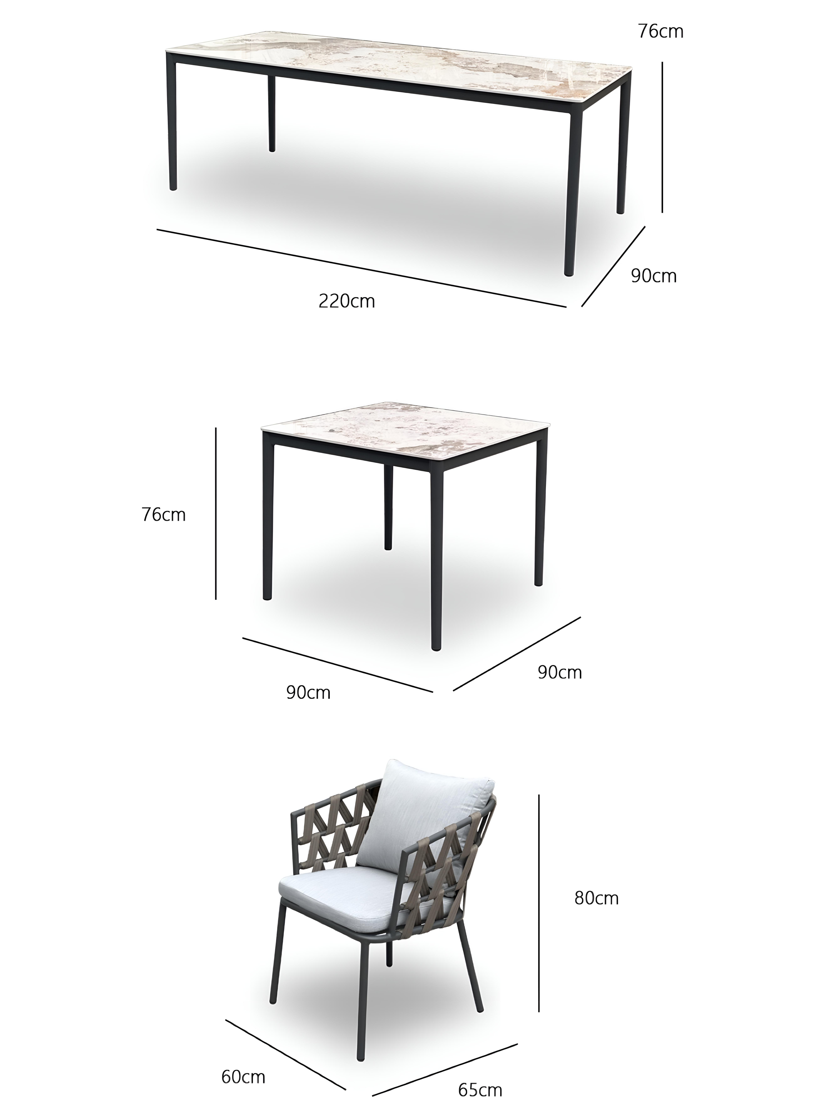patio table and chairs (4)