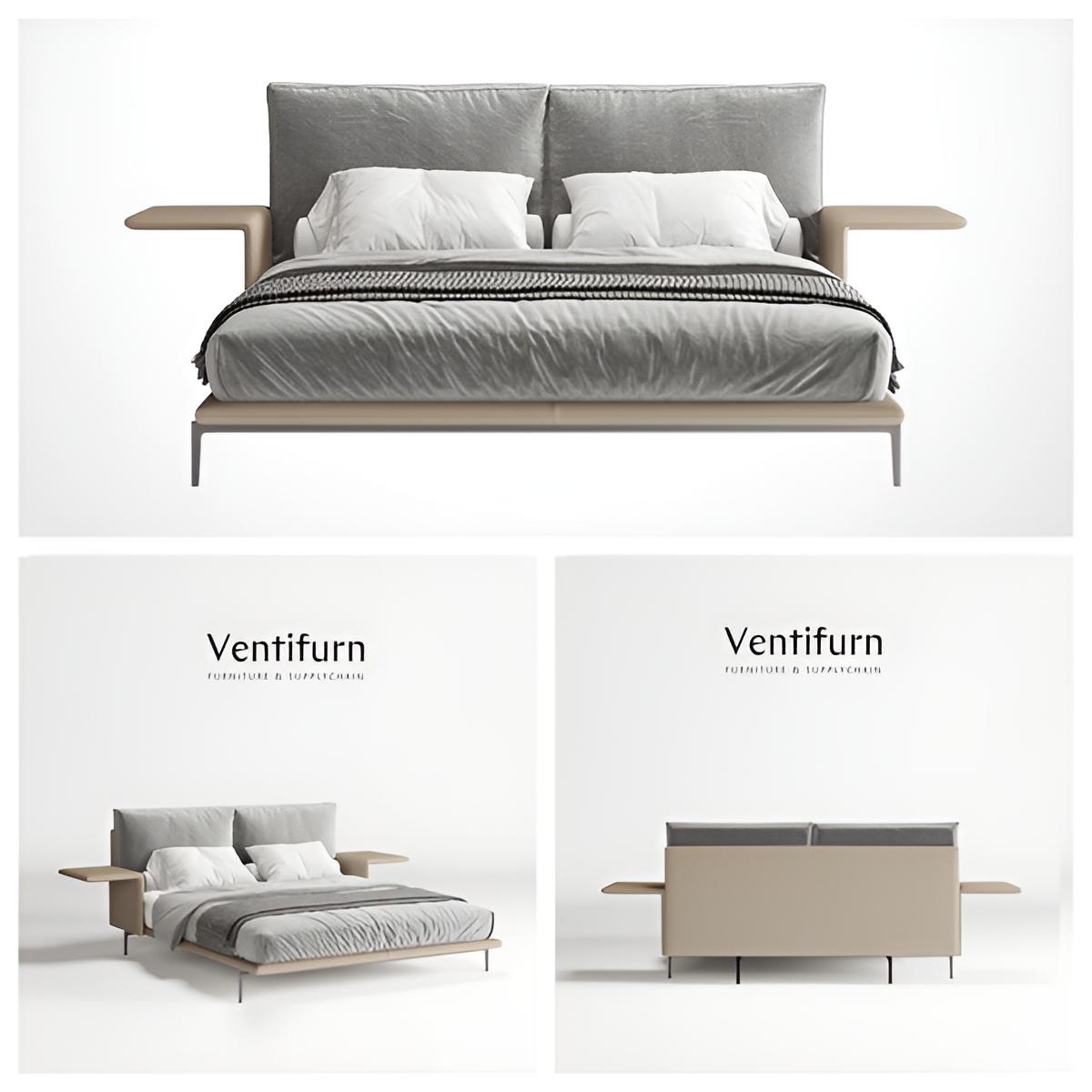 leather beds luxury modern