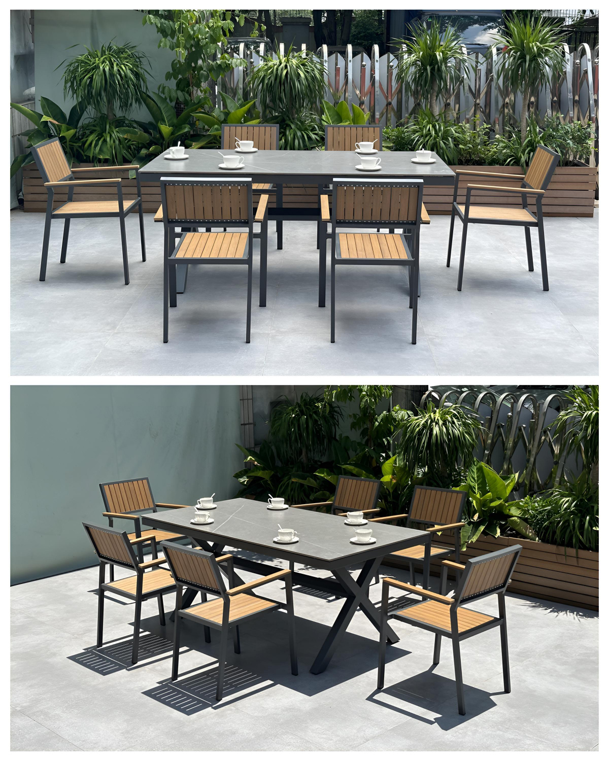 teak outdoor dining set (2)