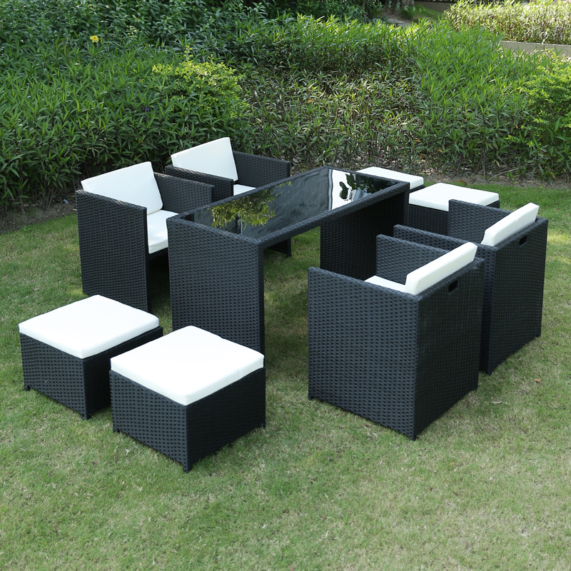 Terrace All-Weather Rattan Outdoor Dining Set