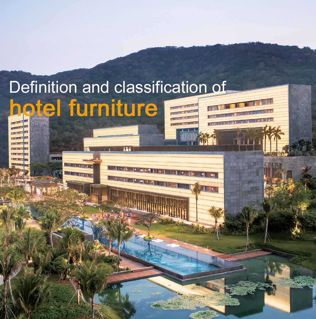 Definition and classification of hotel furniture