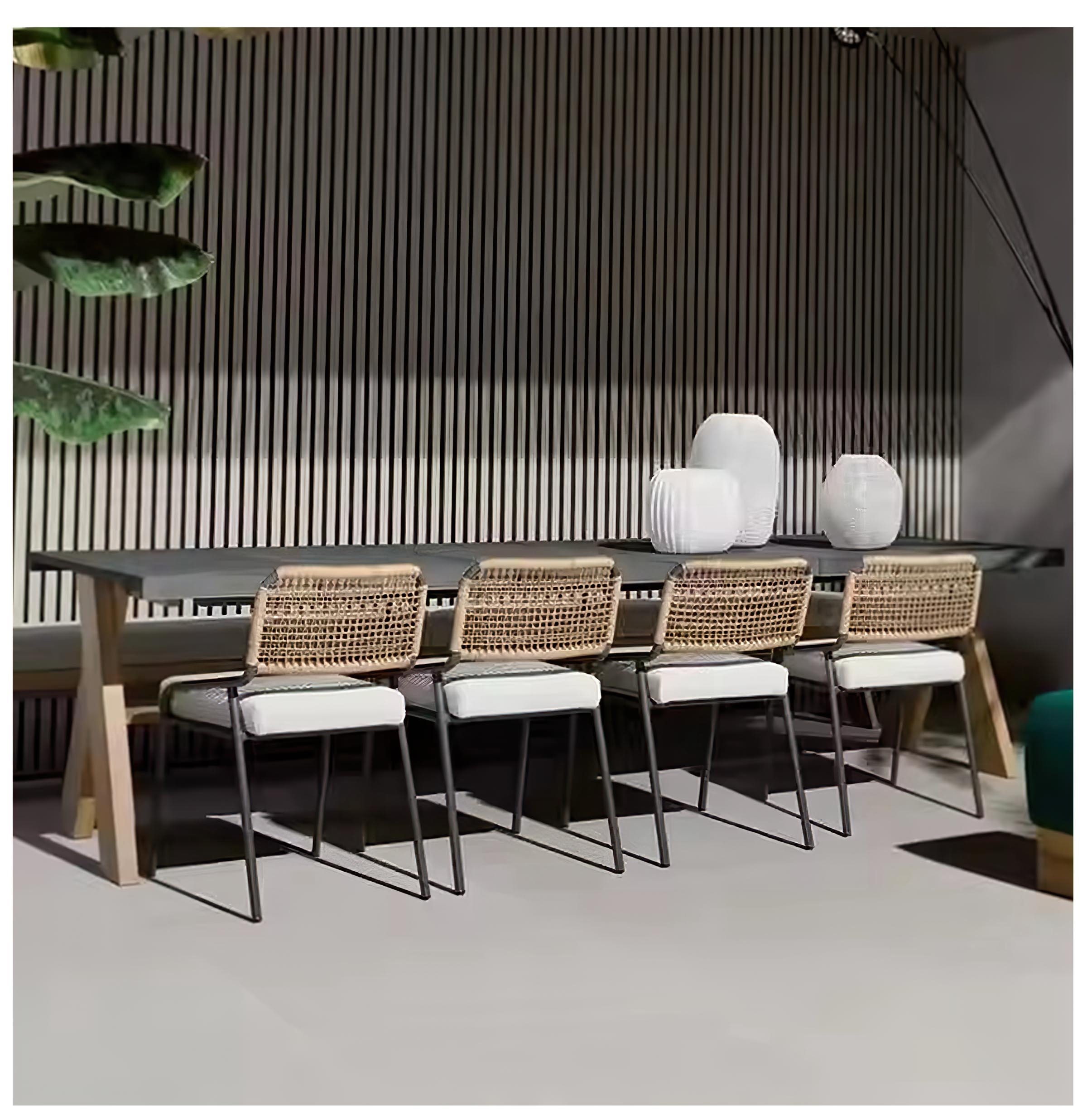 outdoor table and chairs
