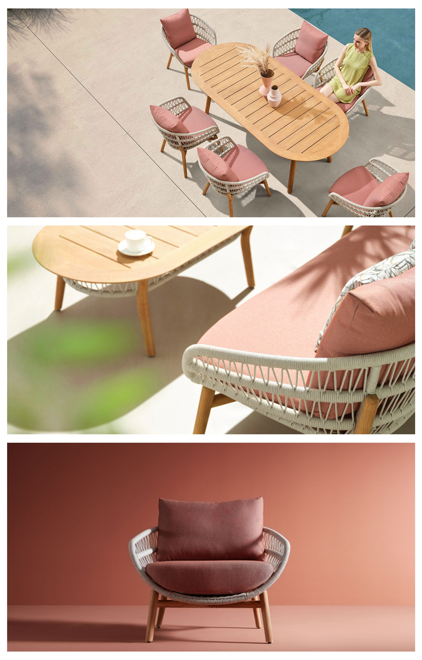 modern outdoor dining set