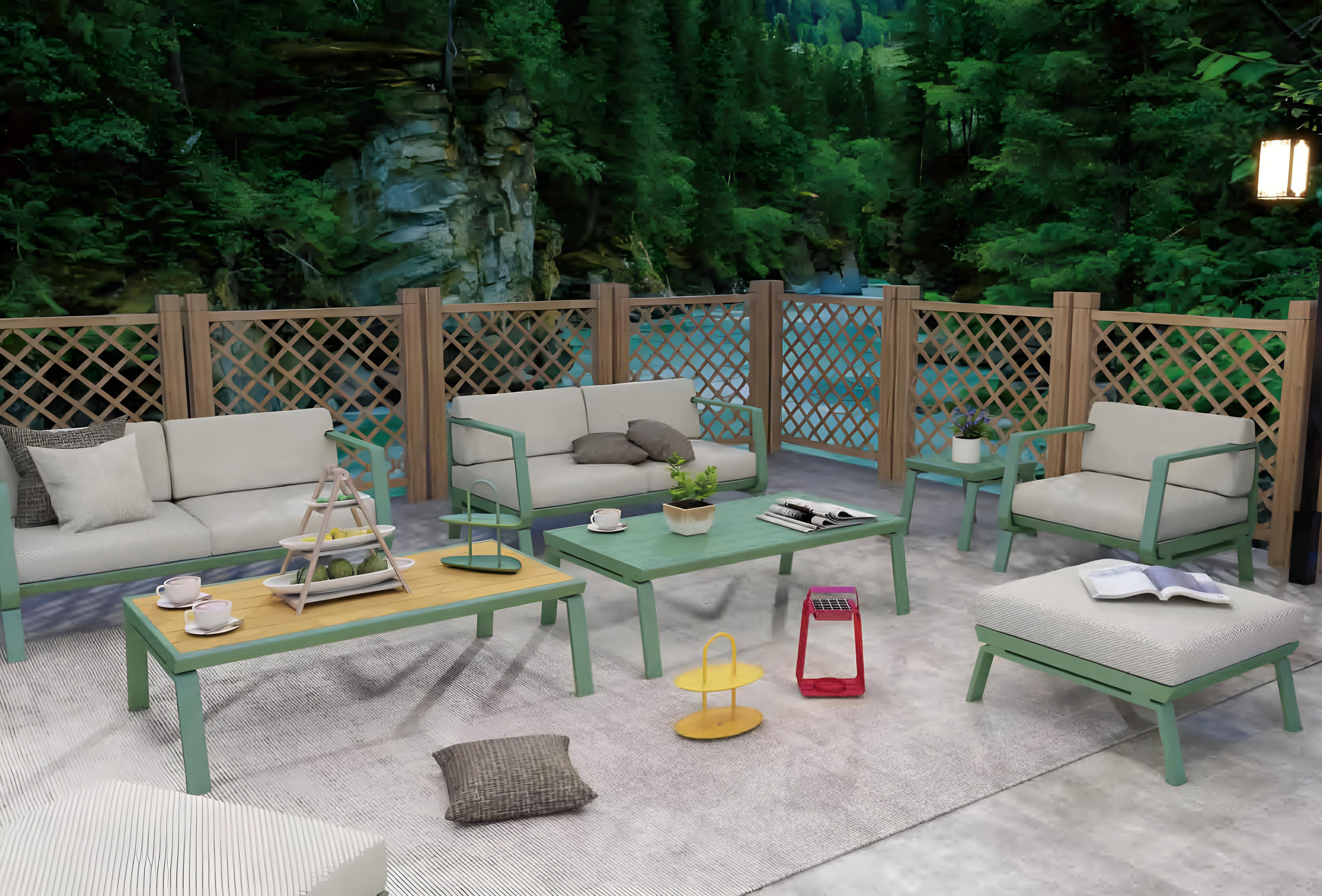 aluminium sofa outdoor (5)