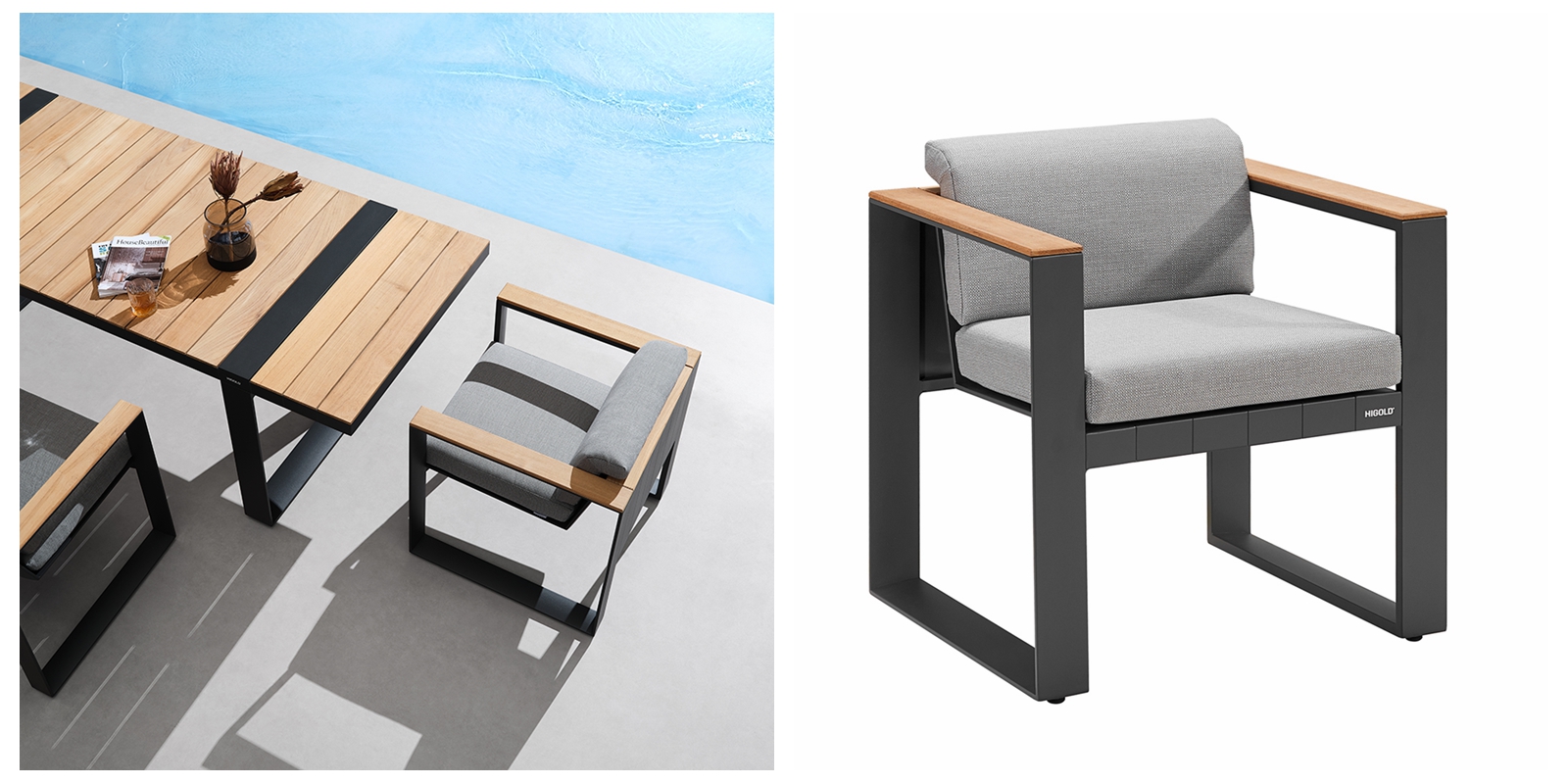 aluminum patio dining set (2)