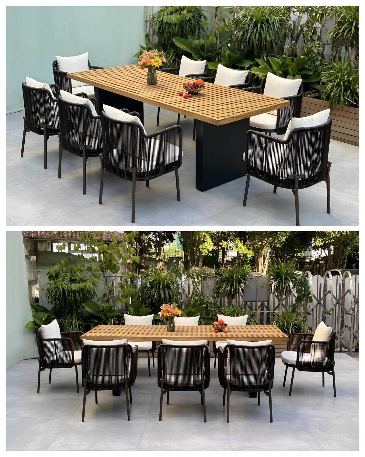 8 person outdoor dining table (2)