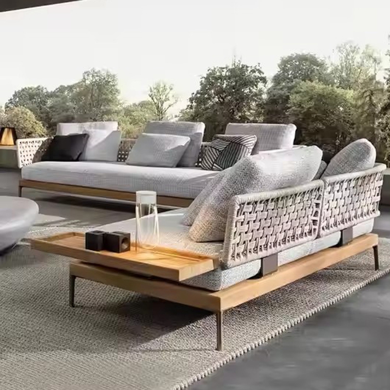 freedom wood outdoor corner patio furniture sofa set