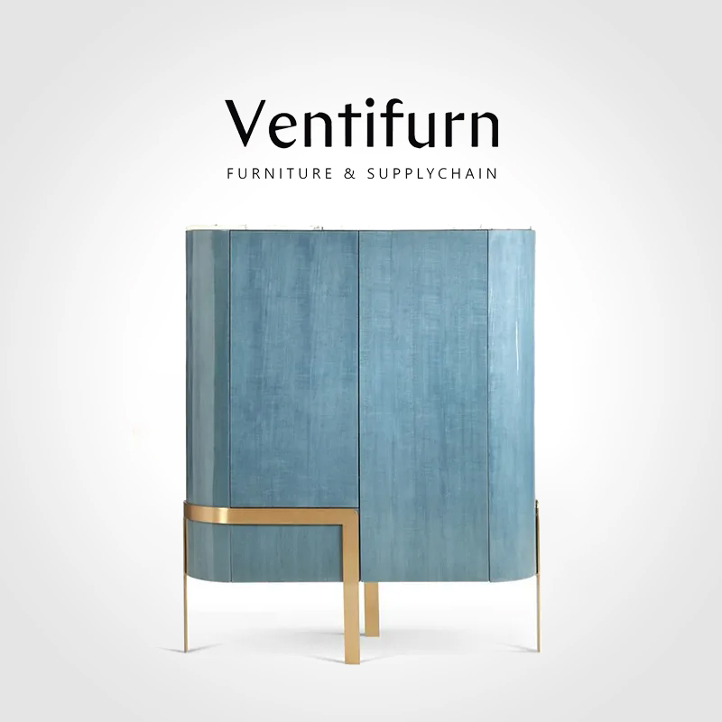 modern large blue mdf melamine dining sideboards cabinet