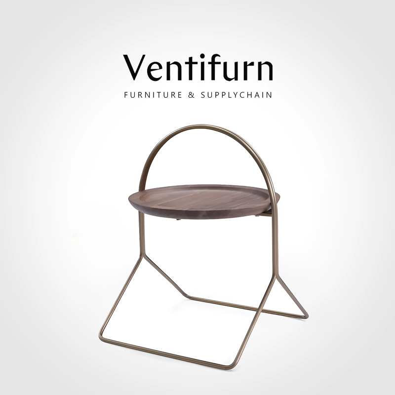 European Style Movable Creative Sofa Side Table